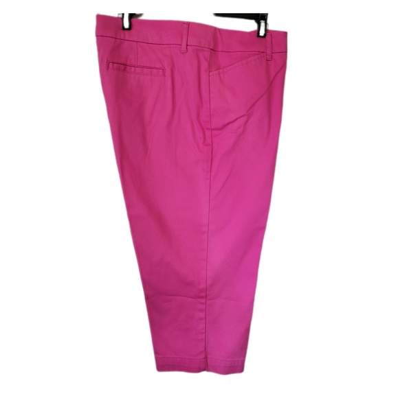 St Johns Bay Pink Capris Pants Size 14 - Picture 1 of 7